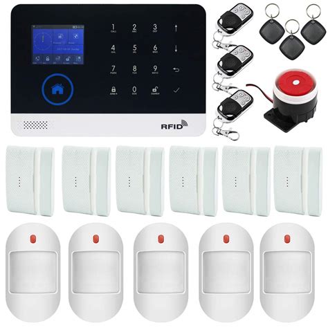 rfid alarm system sim tray|WiFi GSM Tuya Wireless Smart Home Office Security Alarm .